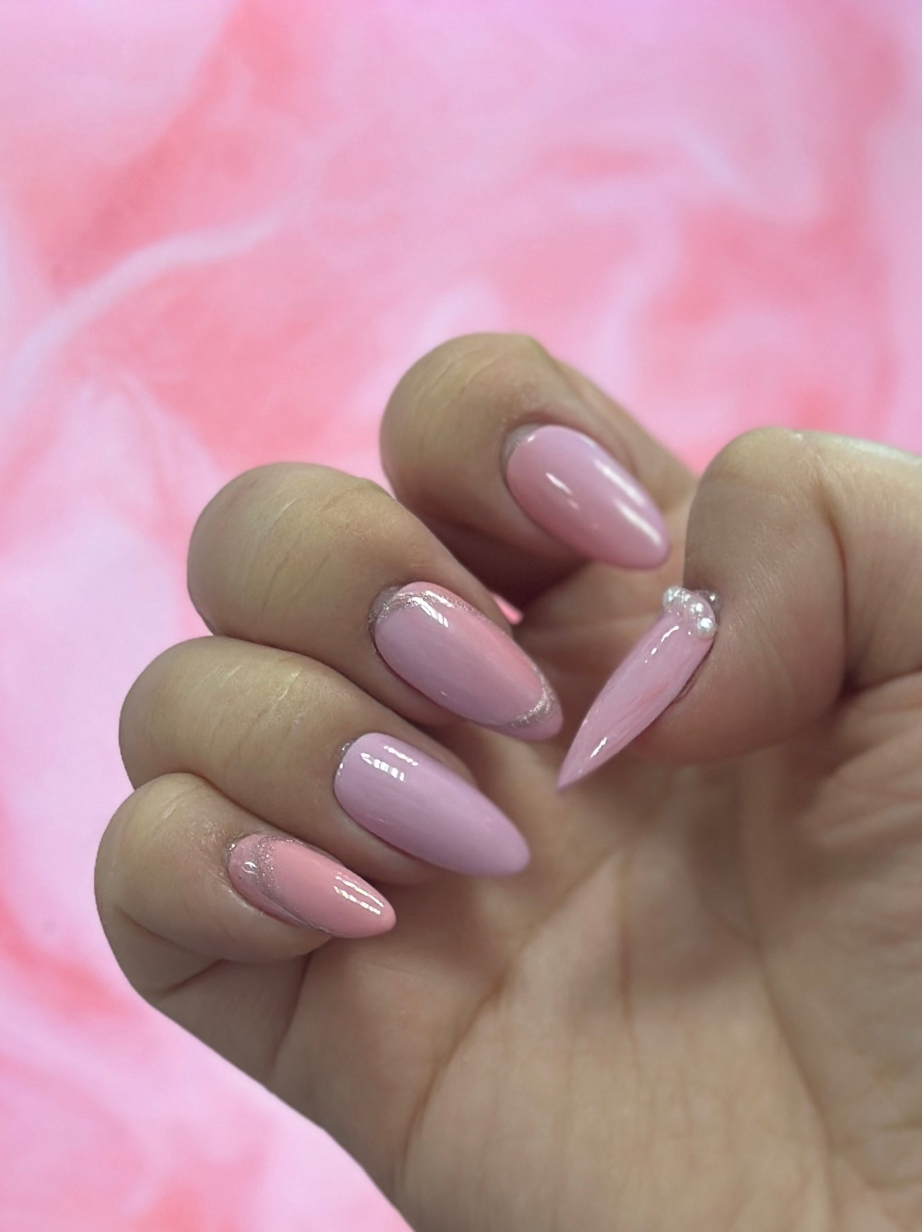 Pink Cotton Candy [Medium Almond]